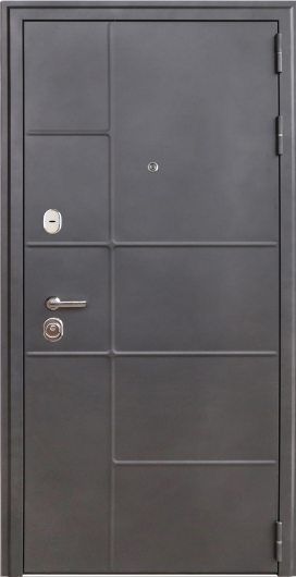 Входная дверь L-24 ФЛ-659 nussbaum черная патина винорит — фото 1